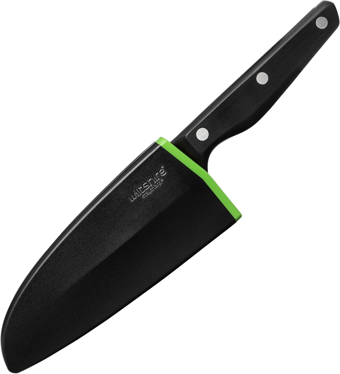 Wiltshire Staysharp Triple Rivet Multi-Purpose Utility Knife 15Cm &ndash; Stainless Steel Kitchen Knife with Built-In Sharpener for Chopping, Cutting and Slicing