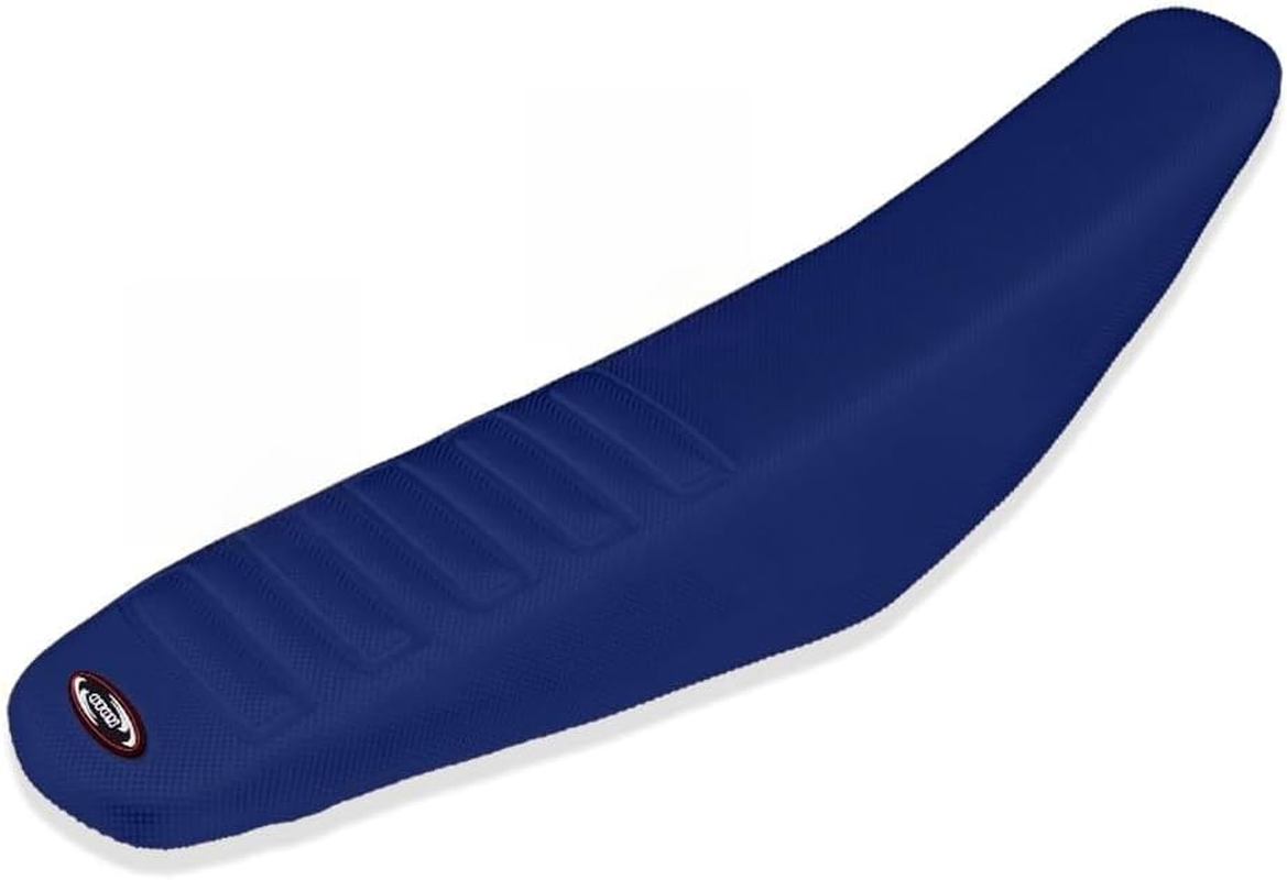 Motorcycle Seat Cover Universial Dirt Bike Gripper Soft Seat Cover Cushion with Particle Surface for CRF YZF RM KXF KLX TTR SX EXC (Blue)