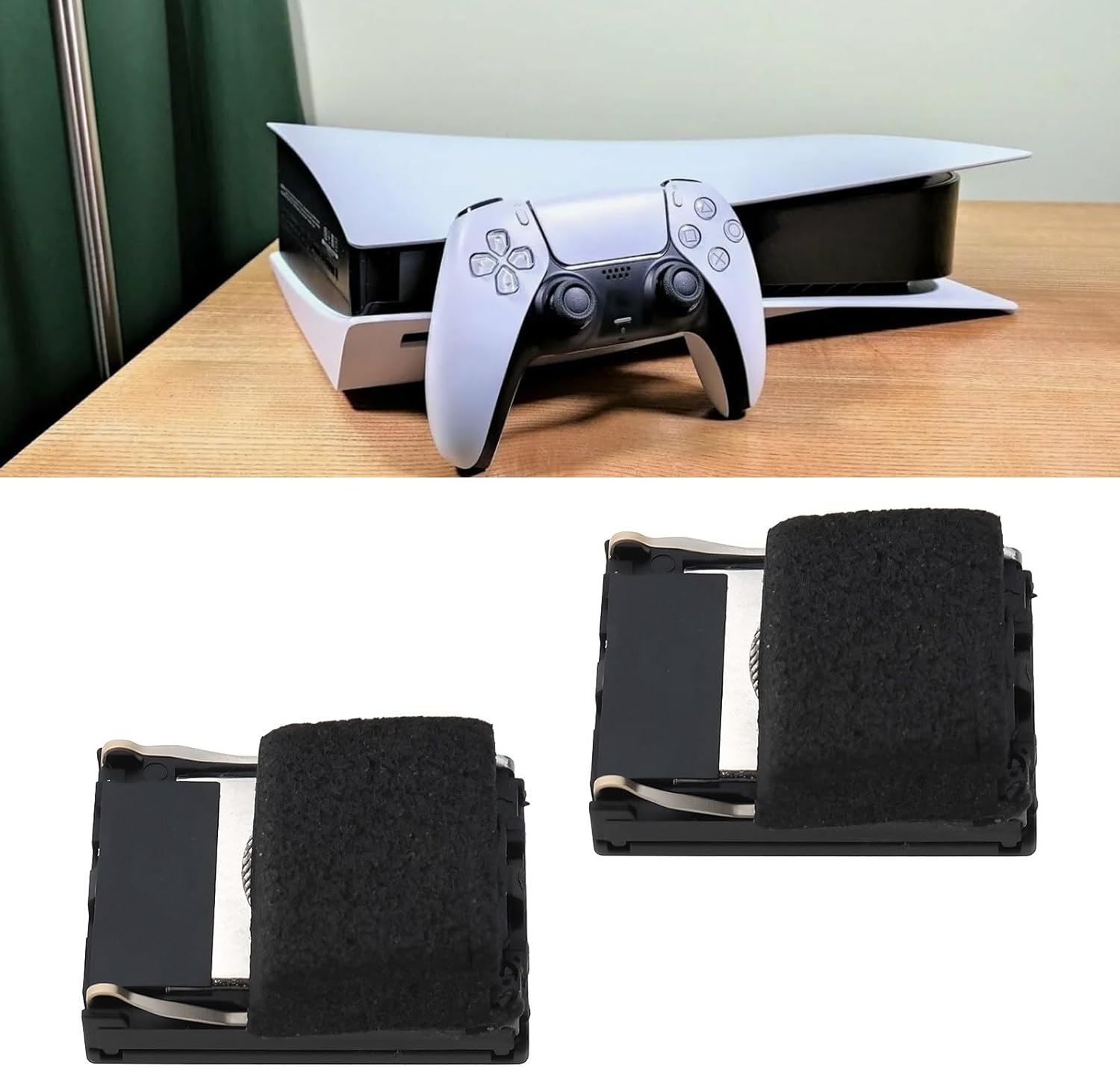 Ecsing 2Pcs Controller Internal Speaker Compatible with Sony Compatible with Playstation 5 image number 2