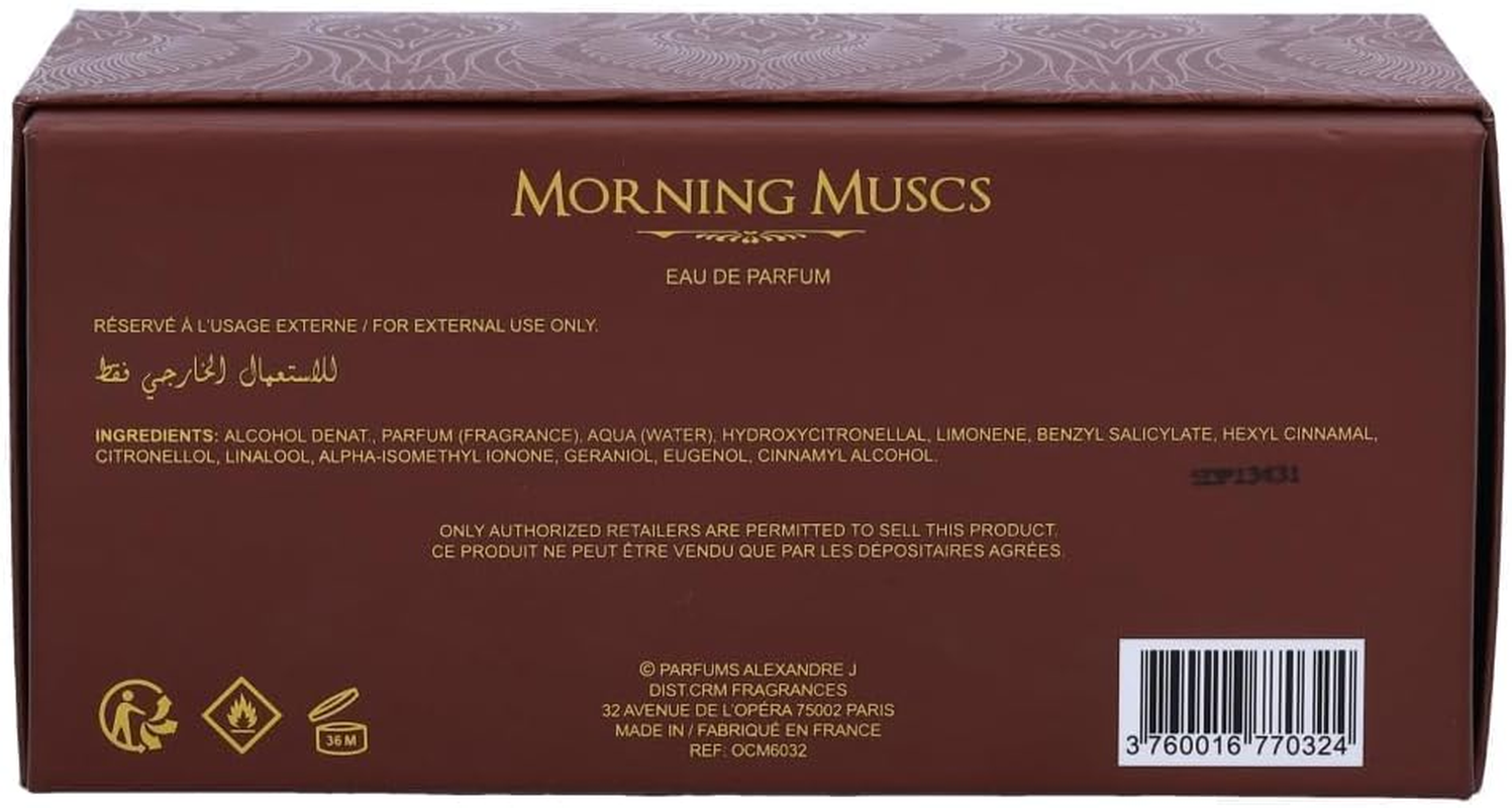 Alexandre.J Morning Muscs Eau De Parfum Spray for Unisex, 100 Ml image number 4