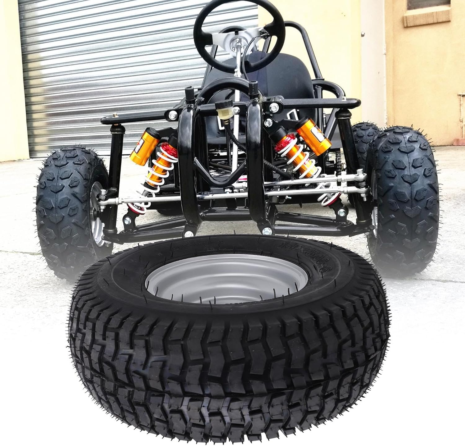 13 X 5.00-6 Wheel Tyre Vacuum Tubeless Reinforced Traction Antislip ATV off Road Tyre UTV CART Mini Bike image number 4
