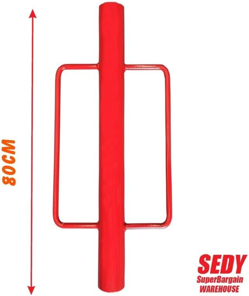 SEDY Star Picket Post Driver - 80Cm Steel Fence Post Driver for Easy Installation - Durable Red Powder Coated Handle for Strong Grip - Heavy Duty Fence Tool for Garden, Agricultural & DIY Use image number 3