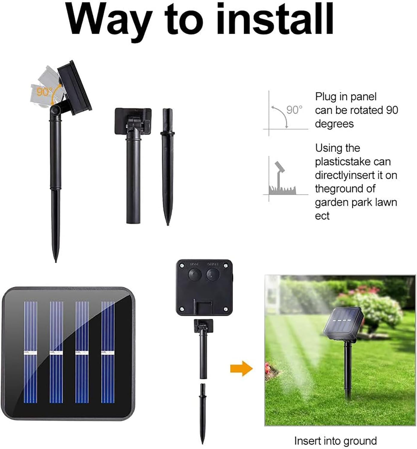 Solar Strip Lights Outdoor LED Outdoor Tape Lights Waterproof 20FT 180LED Rope Cuttable for Wrap outside Pool Christmas Back Lighting Stair Step (Upgraded Version) image number 3