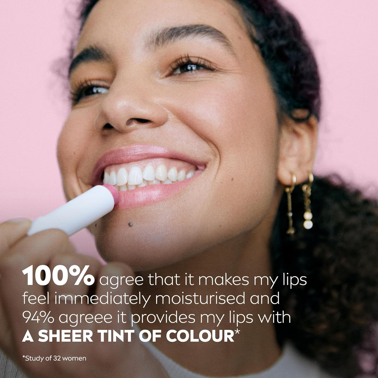 NIVEA Soft Rose Lip Balm 4.8G (1 Pack) | Tinted Lip Balm | Subtle Rosy Shine | 24-Hour Hydration | Enriched with Shea Butter | Moisturises and Softens Dry Lips | Perfect for Everyday Use image number 2