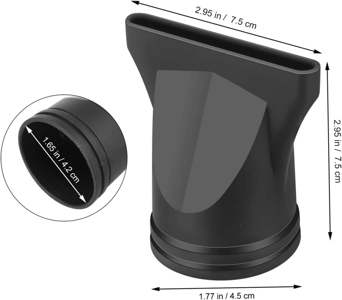 Housoutil 2 X Diffuser Nozzle for Hair Dryer, Professional Universal Nozzle for Hair Dryer, Nozzle for Styling Hair Dryers, Accessories for Hair Dryers For image number 2