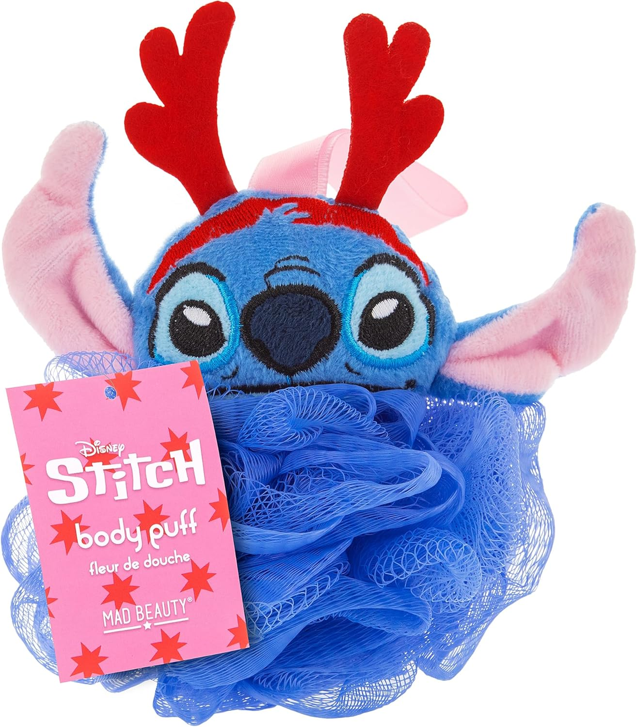 Disney Lilo & Stitch at Christmas Body Puff, Blue image number 1