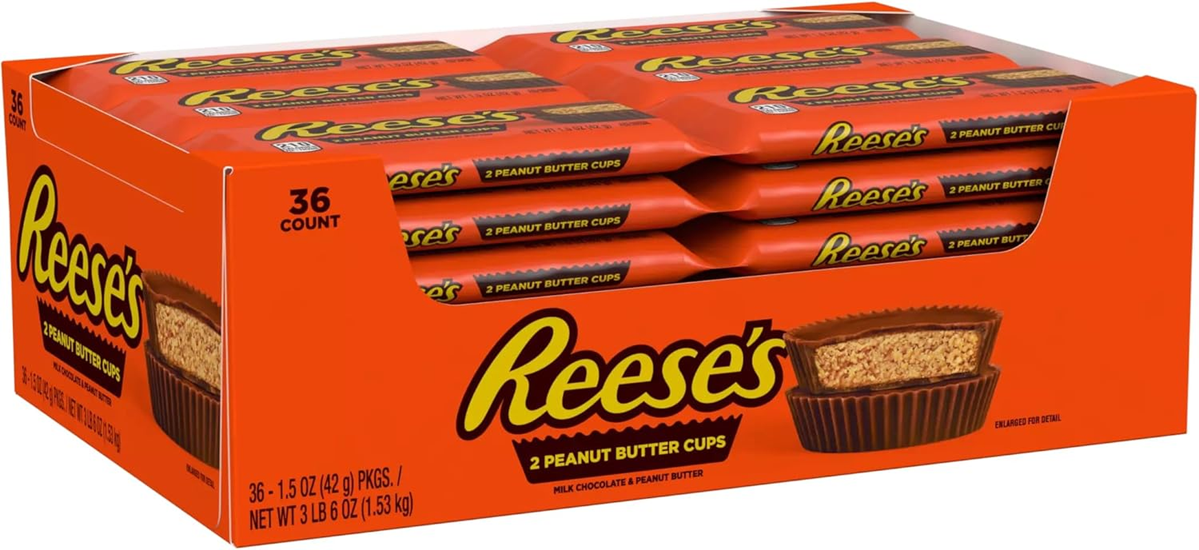 Reeses Peanut Butter Cup 42 G (Pack of 36)