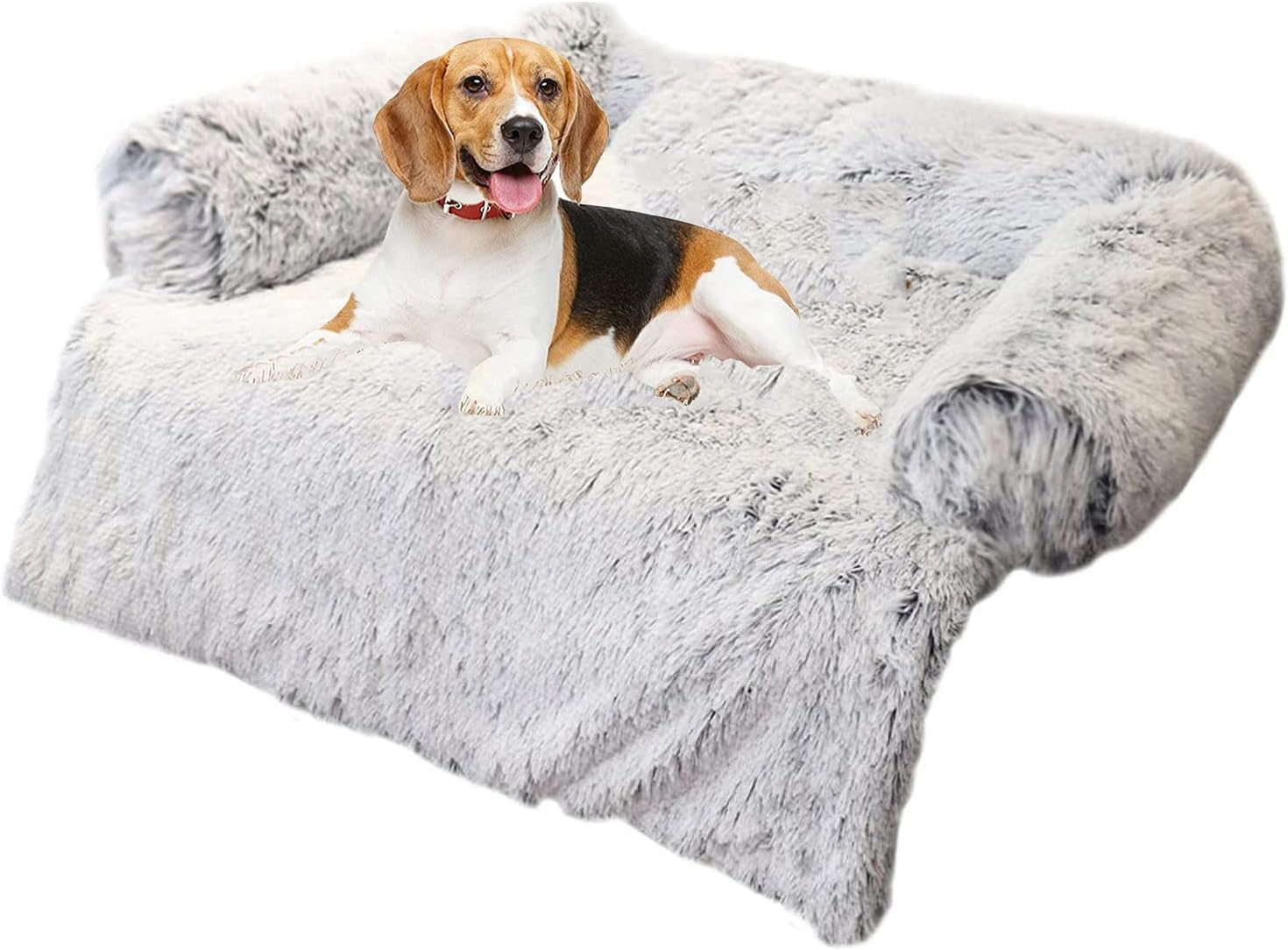 Dog Pillow Plush Pet Bed Soft Dog Bed Puppy Sofa, Dog Basket Soft Cat Pillow Bed Sleeping Bag Orthopedic Relief and Improved Sleep Dog Cover,Hellgrau,S image number 5
