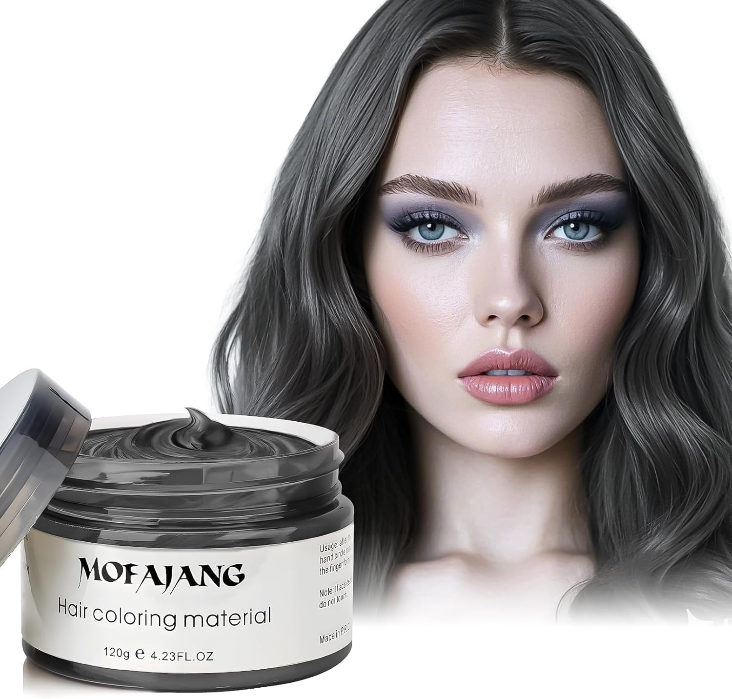 Green Hair Wax Colour, SOVONCARE Temporary Hair Colour Wax Natural Instant Hairstyle Cream for Women & Men Party, Cosplay, Halloween, 4.23 Oz (Green)