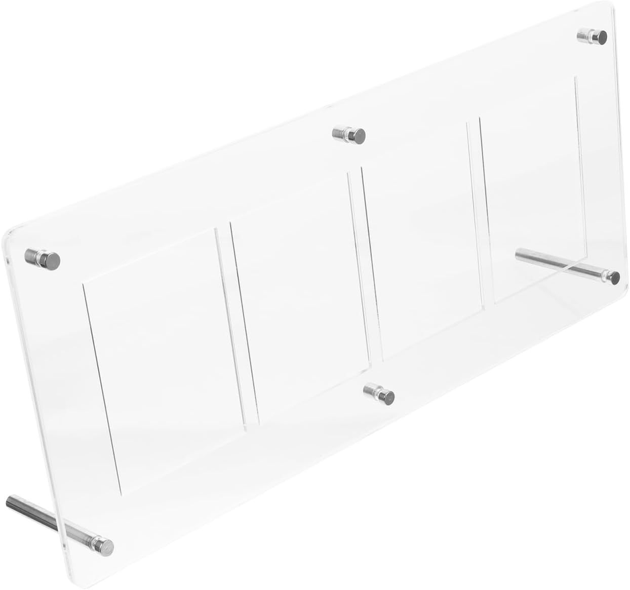 Totority Card Display Stand with Four Slots Acrylic Organizer for Trading Cards Sports Cards Game Cards Desktop Display Rack image number 5