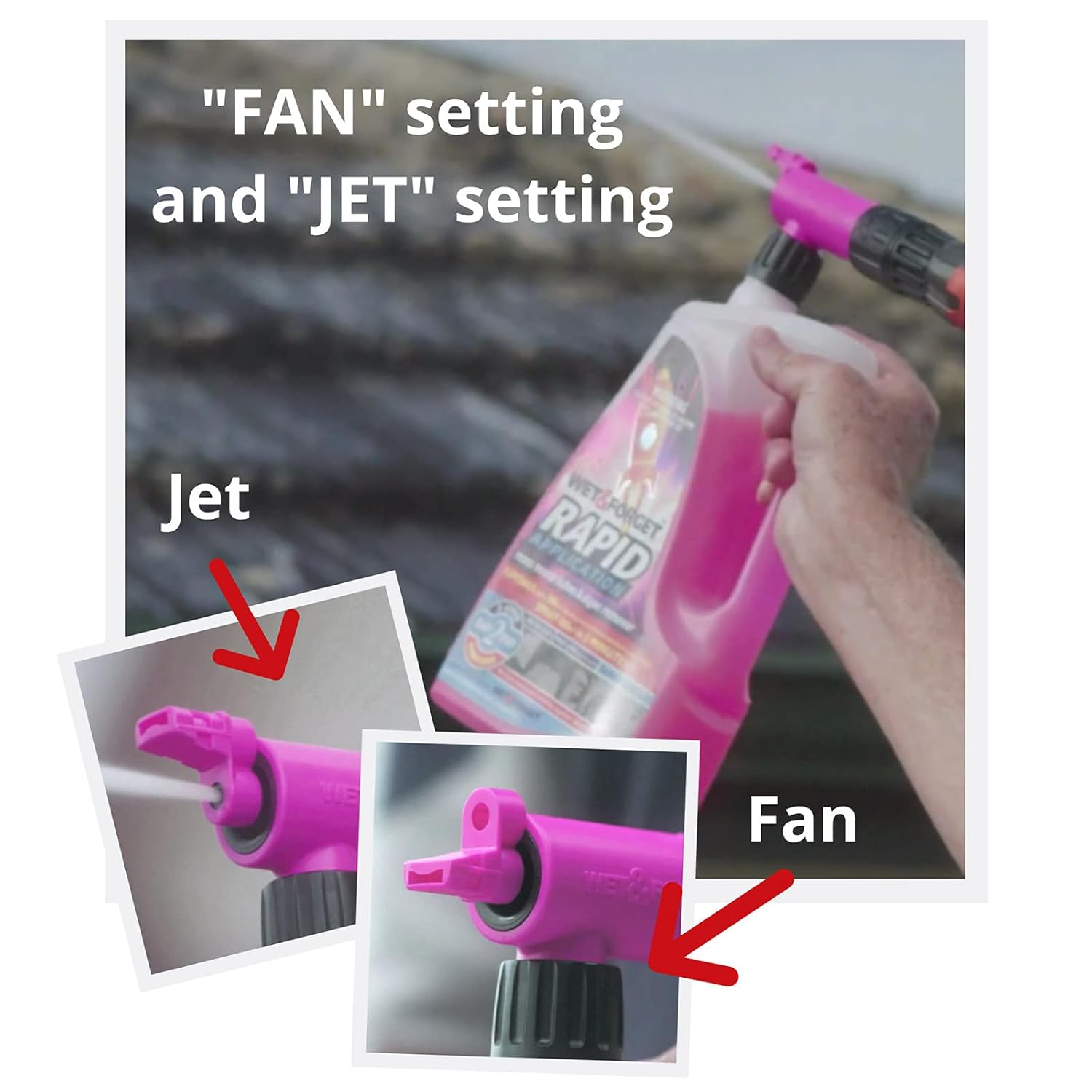 Wet & Forget Rapid Application 2L Moss and Mould Remover image number 3