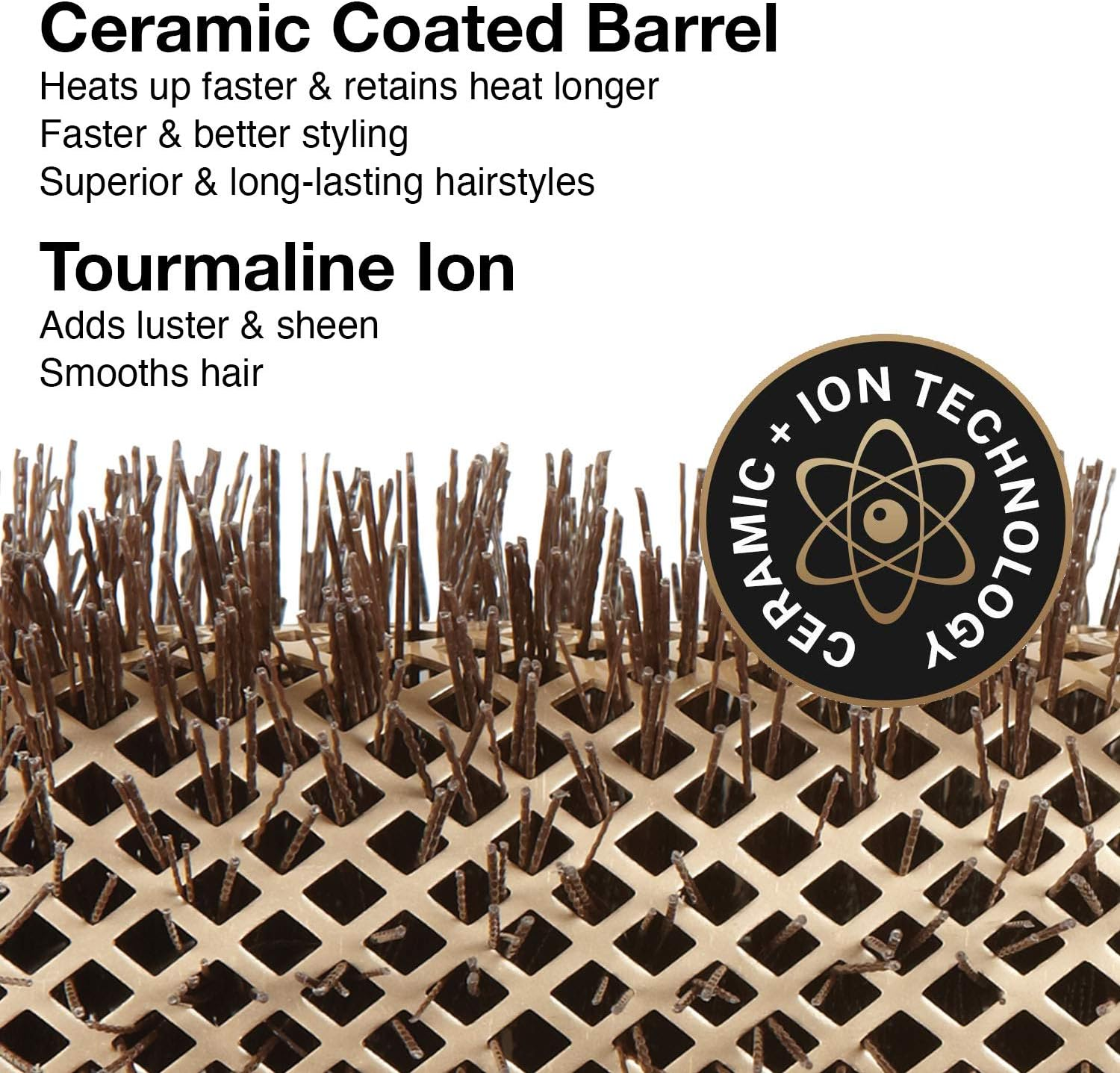 Olivia Garden Nanothermic Ceramic + Ion SQUARE Shaper Hairbrush image number 1