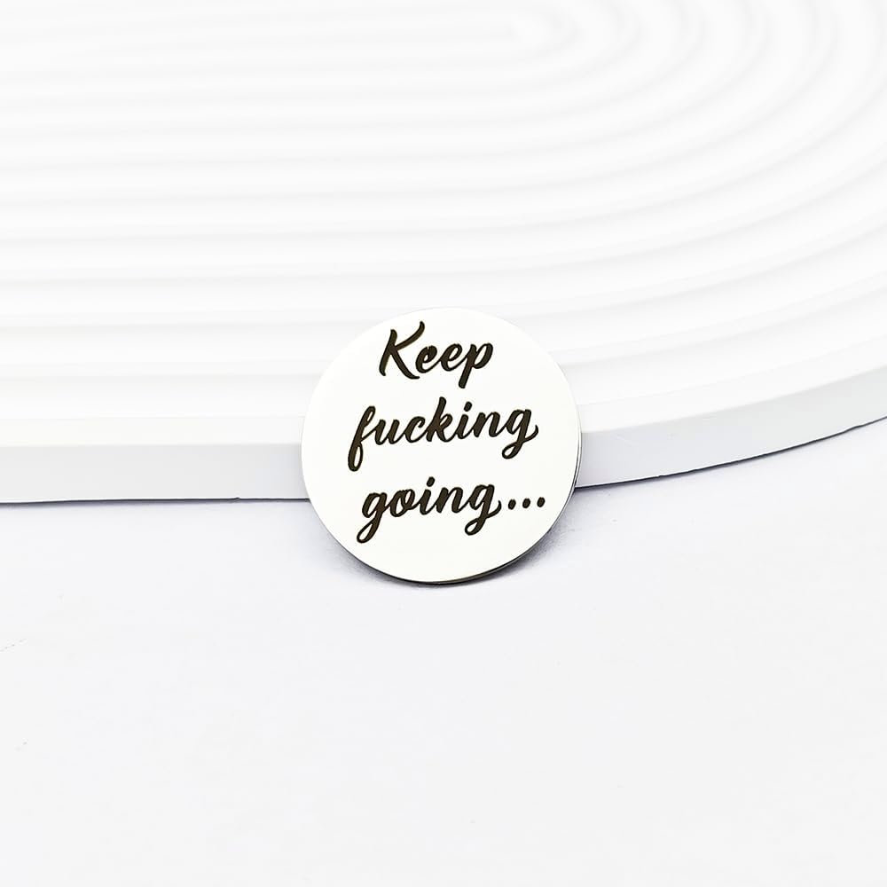 Pocket Hug Token Keychain Long Distance Relationship Hug Tokens Keepsake Stainless Steel Double Sided Pocket Hugs Token Christmas Birthday Gifts with PU Leather Keychain image number 1