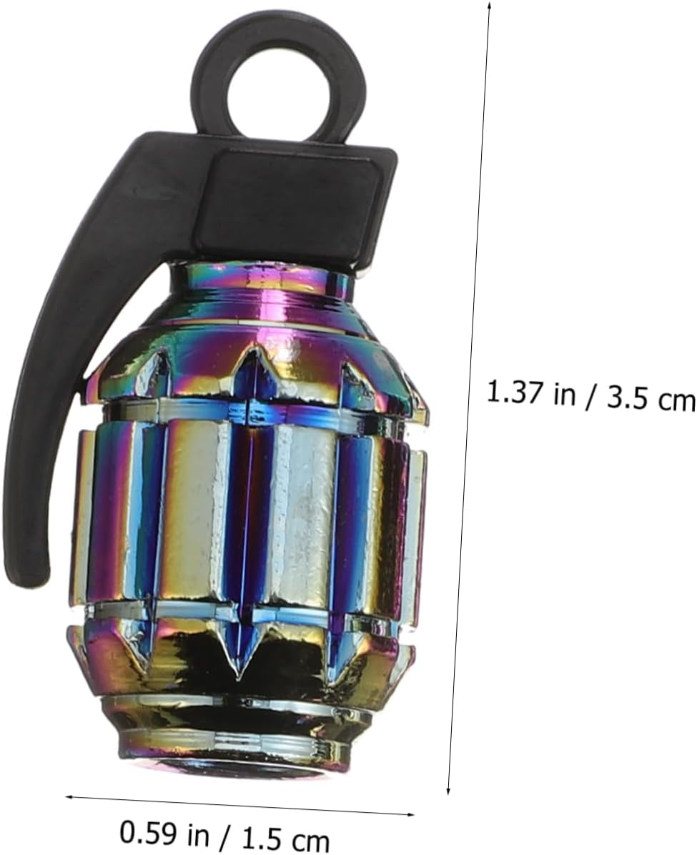 ULTECHNOVO 12Pcs Car Nozzle Caps Stainless Steel Tire Dust Covers Car Air Nozzle Caps for Tire Valve for Automotive Tyres Wheels image number 5