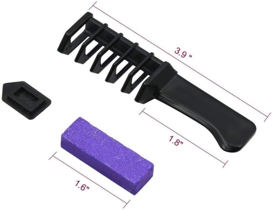 6 Color Disposable Hair Dye Comb Temporary Simple Long-Lasting Hair Dye Is Not Stiff and Anti-Sticky Color Pearl Powder Hair Dye image number 2