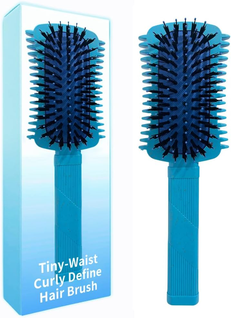 JAWUZ Curl Defining Brush, 2025 Improved Curly Hair Brush, Hair Brush Curls, Versatile Curling Brush, Curl Brush for Women, Curly Hair, Hair Care (Blue) image number 4