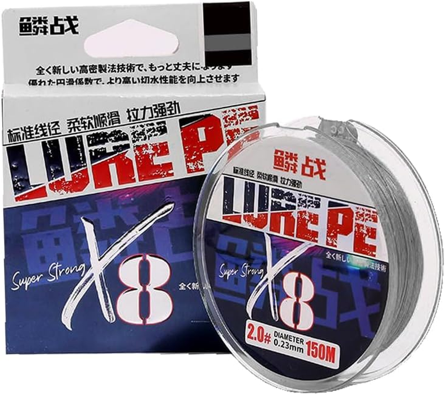 Braided Fishing Line, 200M Length with High Strength and Abrasion Resistance, Ideal for Lure Casting on Spin and Baitcaster Reels Freshwater Saltwater