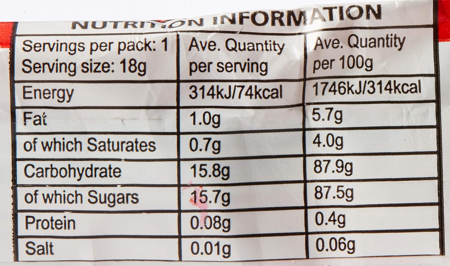 Swizzel Snap and Crackle Chewy Bar, 60 X 18 Grams