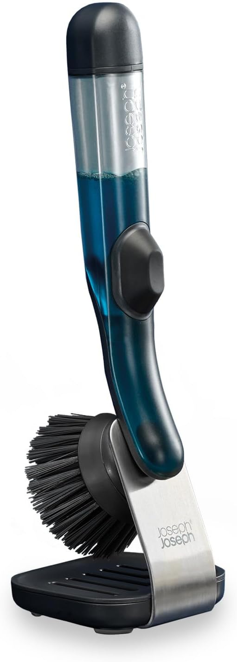 Joseph Joseph Sinktech Refillable Soap-Dispensing Dish Brush with Replacement Head image number 5