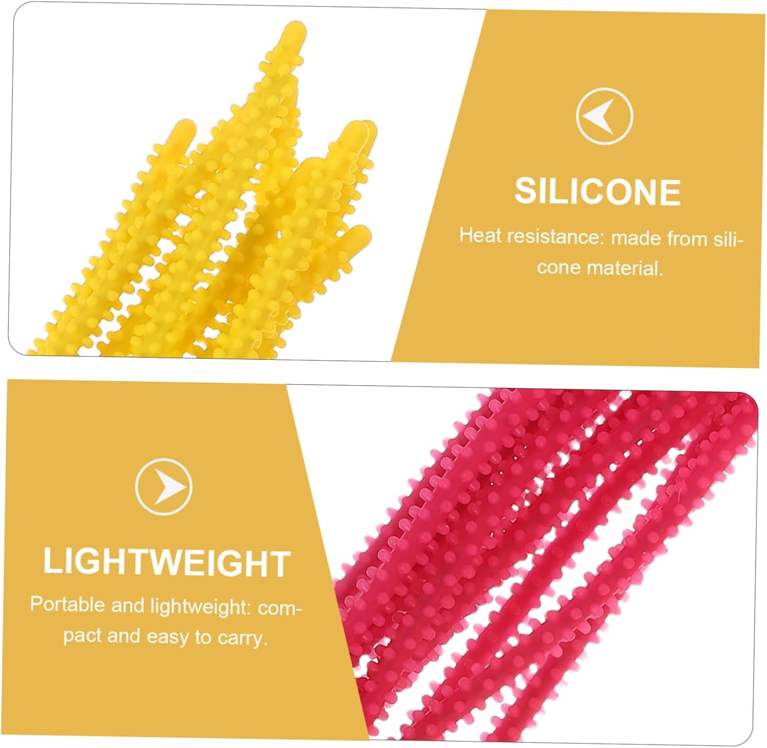 20Pcs Flexible Perm Rods Silicone Hair Curlers Styling Kit for Short Hair Dreadlocks Home Salon Use Perm Rods