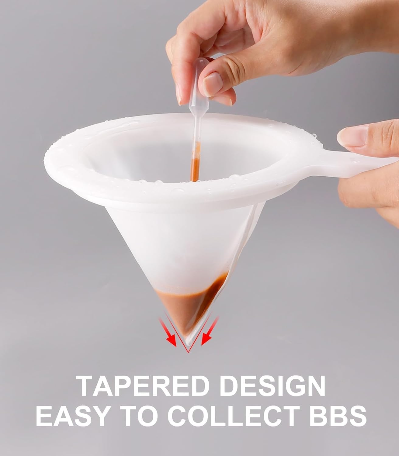 Mesh Baby Brine Shrimp Sieve, 100 Mesh 200 Mesh 400 Mesh Aquarium Sieves for Hatchery, Filter Brine Shrimp Hatchery Fry Brine Shrimp Eggs for Hatching Baby Fish Separator 6 Pack image number 1