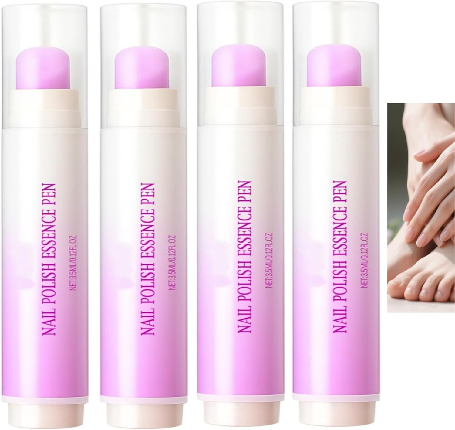 Nail Polish Essence Pen, Strengthener & Growth Treatment for Weak/Damaged Nails, Oil Pen for Nourishing, Hydrating and Restoration Fingernails & Toenails,Fast Absorbing,Easy to Use (10PCS)