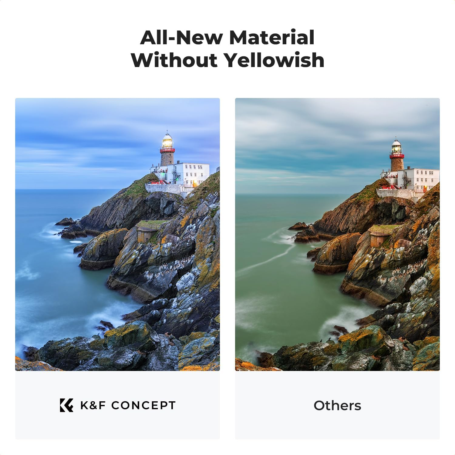 K&F CONCEPT 40.5Mm True Color Variable ND2-400 (1-9 Stops) ND Lens Filter Adjustable Neutral Density Filter with 18 Multi-Layer Coatings for Camera Lens (K-Series) image number 4