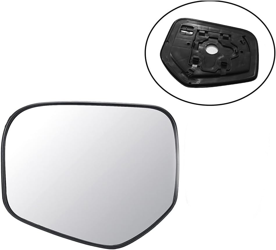 MAX COOL Car Rearview Left Side Mirror Glass with Backing Plate Exterior Mirrors Replacement Suitable for Mitsubishi Triton 2006-2015, without Heated image number 6