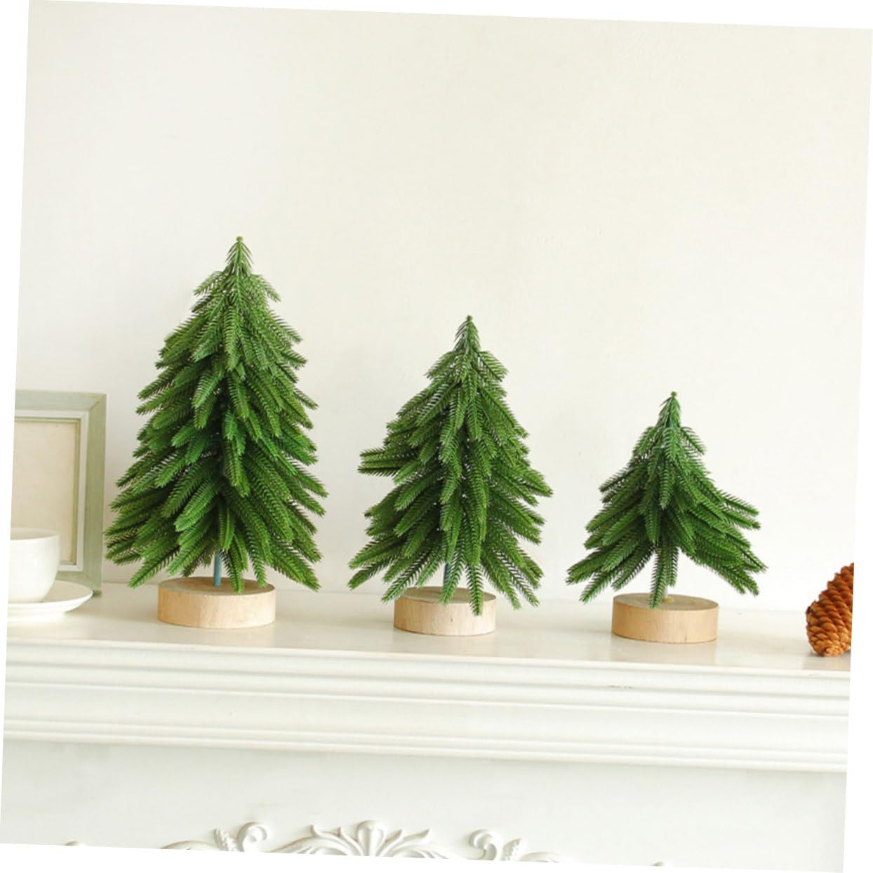 Artificial Mini Xmas Trees Tabletop Mini Christmas Tree Christmas Wall Decorations image number 1