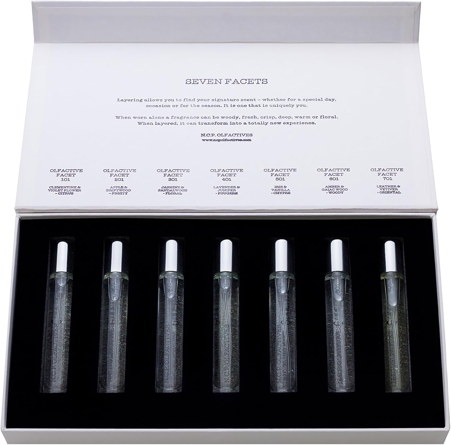 N.C.P. Olfactives SEVEN Facets Fragrance Collection 7X10Ml Eau De Parfum image number 2