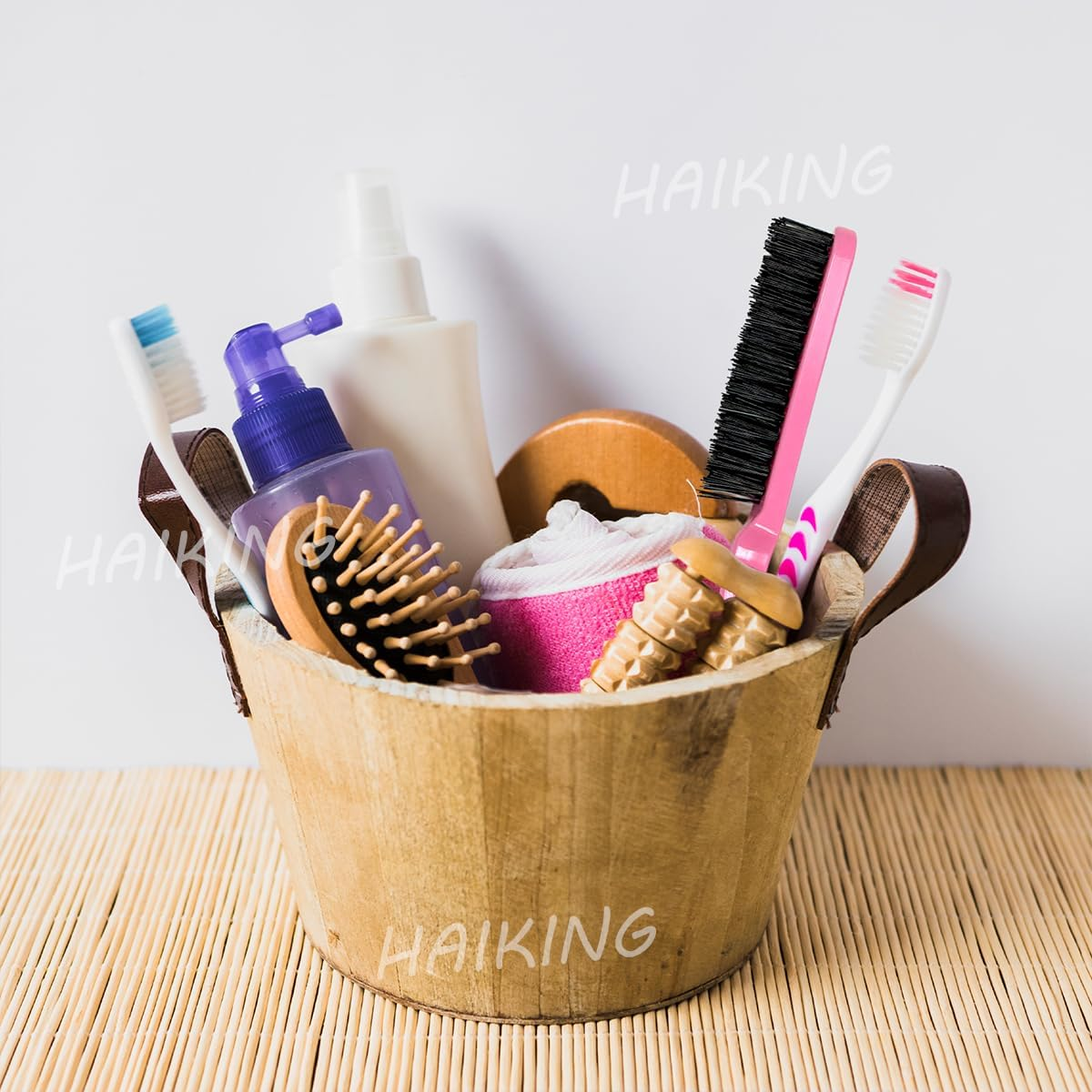 HAIKING Curly Hair Brush, 3 PCS Bounce Comb for Detangling, Styling Hair (3 Colors) image number 6