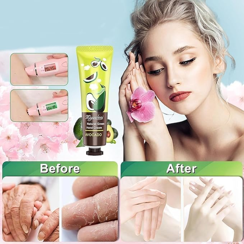 WOYAODONG Hand Cream Gift Set, 10 Pack Natural Botanical Mini Lotions, 30Ml Each, Assorted Fragrances Including Cherry Blossom, Rose, Green Tea image number 4