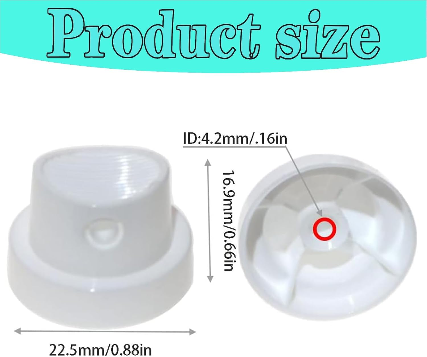 Spray Paint Caps, Aerosol Spray Can Replacement Cap Nozzle Tips Compatible Nozzles for Spray Paint 25Pcs image number 4