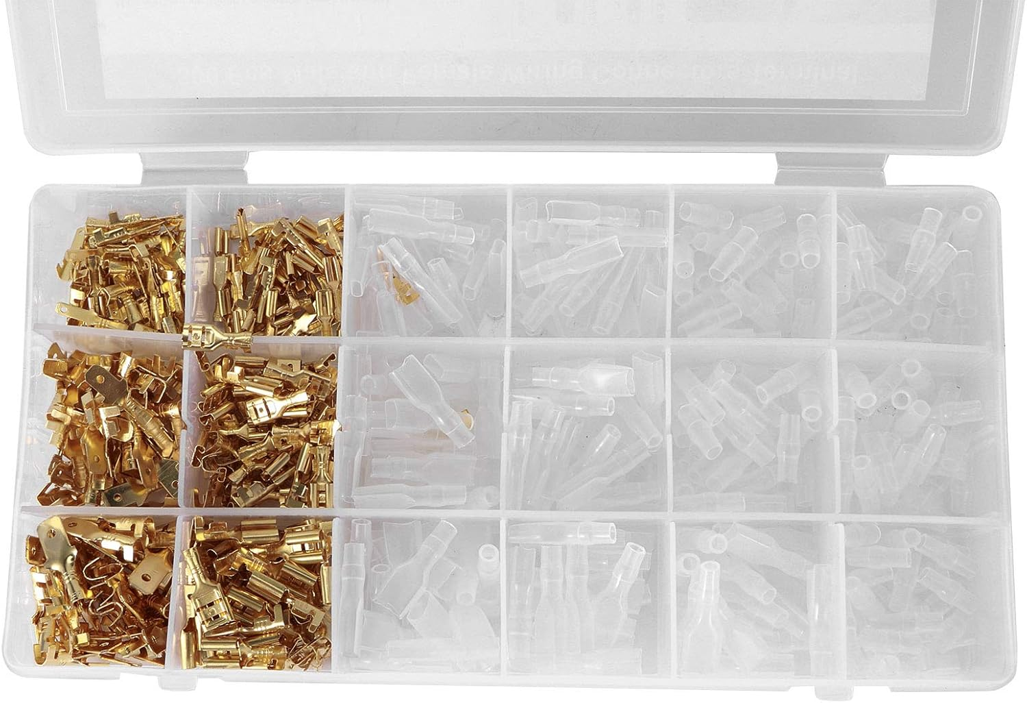 Wire Stripping Tool Set with 7In Crimping Plier and 300PCS 2.8/4.8/6.3 Type Spring Insert,Wire Crimping Pliers Compatible Wire AWG 22-28(0.5-1Mm&sup2;) AWG 20-16(0.75-1.5Mm&sup2;) for Electricians Appliances image number 2