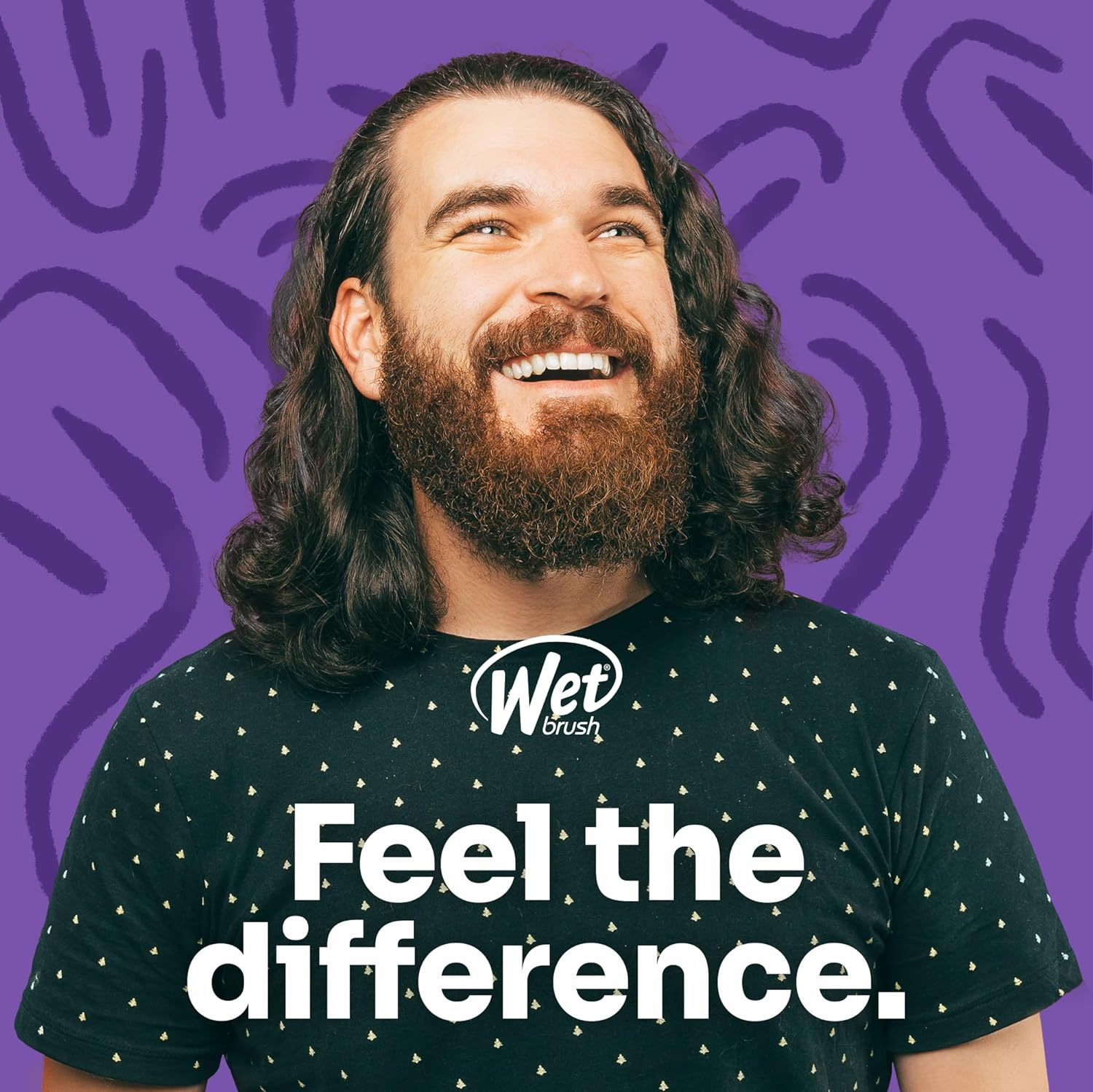 Wetbrush Mens Detangler Scalp & Beard Detangle Hair Brush, Black, Regular, 85 G image number 4