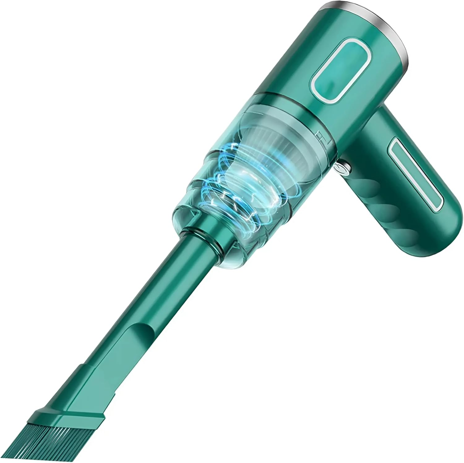 EZONEDEAL Portable Car Vacuum Cordless, Powerful Suction Dust Collector Wet Dry Dual Use Car Vacuum Cleaner for Car, Office & Home Cleaning, Handheld Vacuum Cleaner with Accessories & Filter image number 4