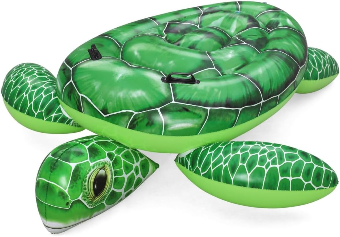 Bestway Inflatable Turtle Ride on for Kids Swimming Pool Inflatable, Swim Float, Pool Toys for Boys and Girls image number 4