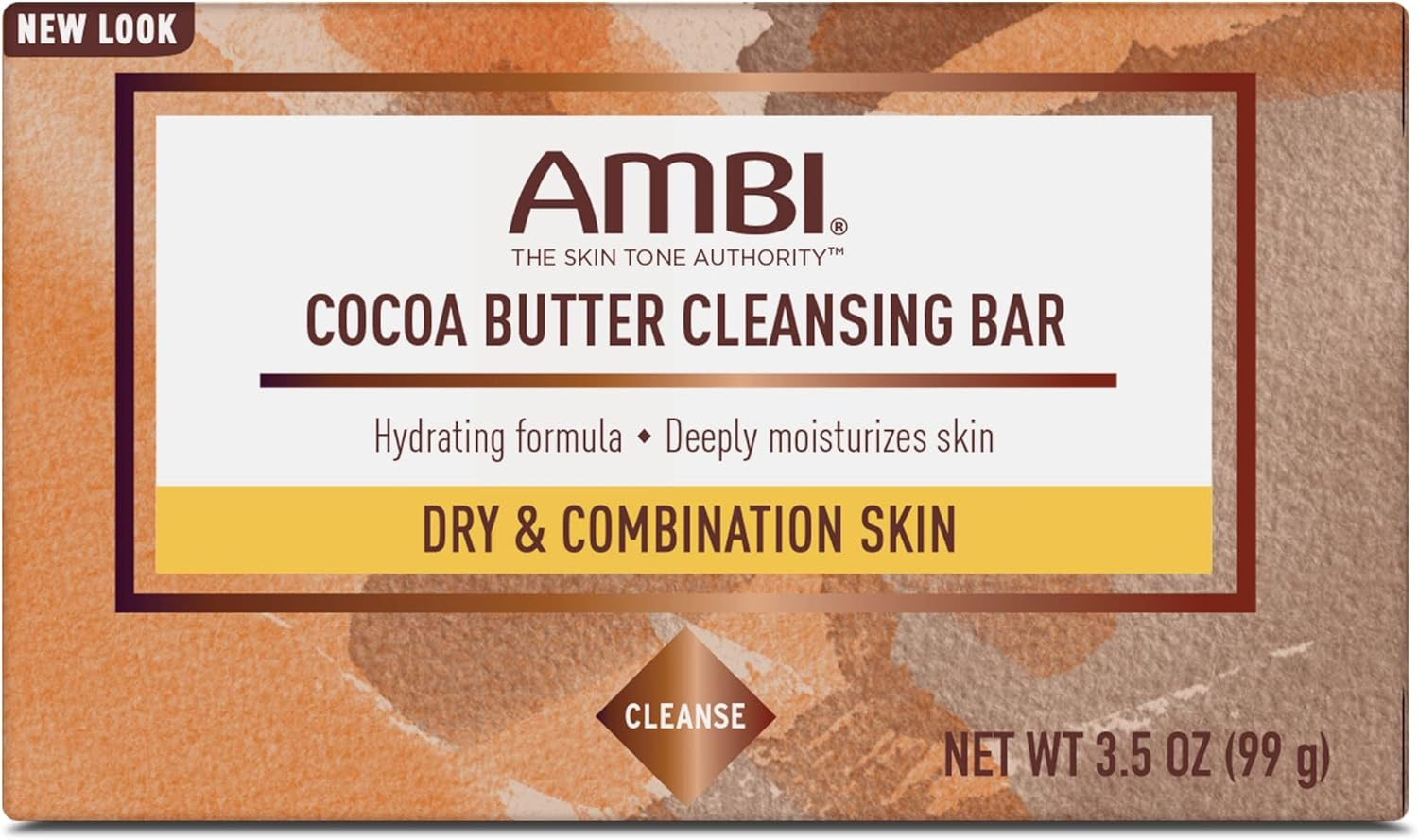 Ambi Cleansing Bar Soap Cocoa Butter 3.5Oz (3 Pack) image number 5