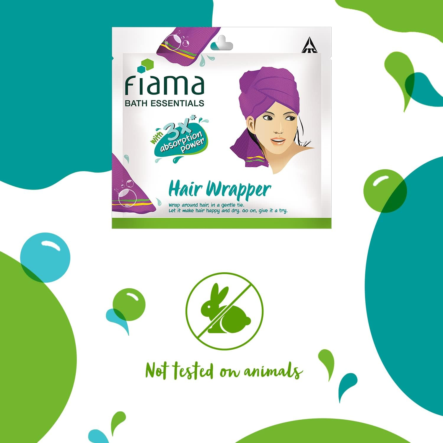 Fiama Bath Essentials Hair Wrapper image number 3