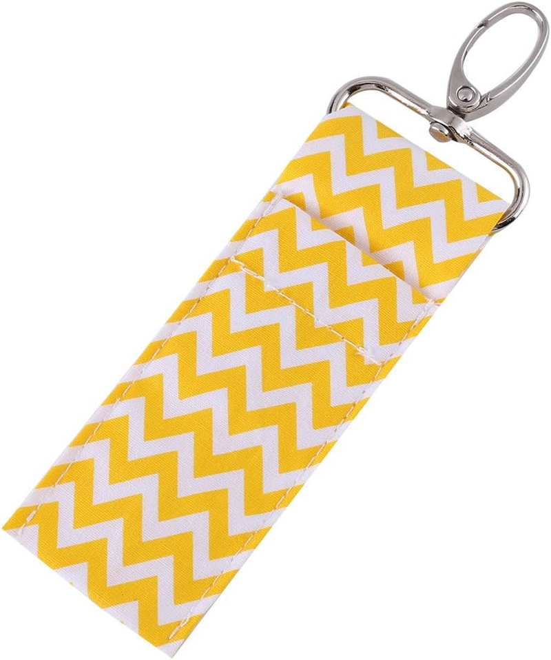 Haofy Lipstick Holder Keychain, Fashionable Design, Convenient Storage, Practical, Easy to Attach, Hot and Fashionable Accessory for Women, Unique Design (Yellow) - Black image number 5