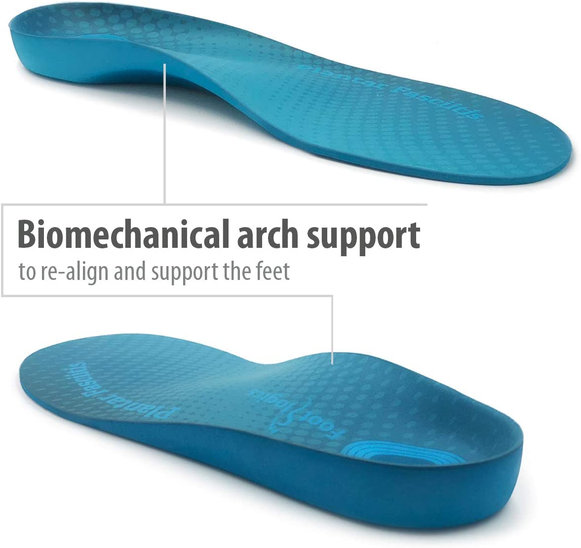 Footlogics Plantar Fasciitis Orthotic Insoles, Designed for Heel Pain and Plantar Fasciitis, Corrects Pronation, Helpful for the Relief of Achilles Tendonitis & Metatarsalgia, Full Length, Small, Pair image number 5