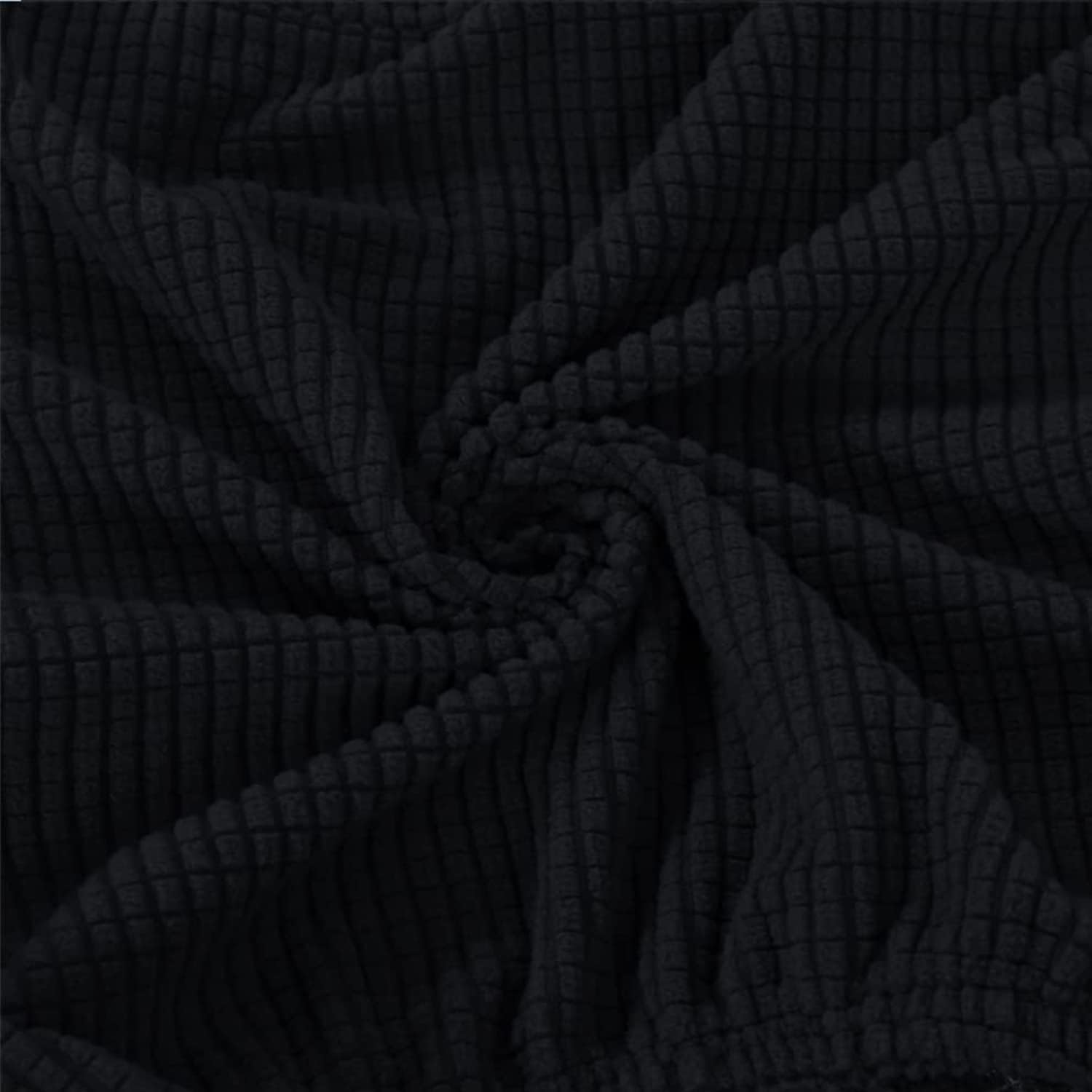 Yikko Office Chair Covers, Elastic Stretch Computer Chair Seat Slipcovers Super Fit Anti-Dust Desk Seat Cover Spandex Removable Washable Kitchen Chair Protective Cover (Black) image number 5