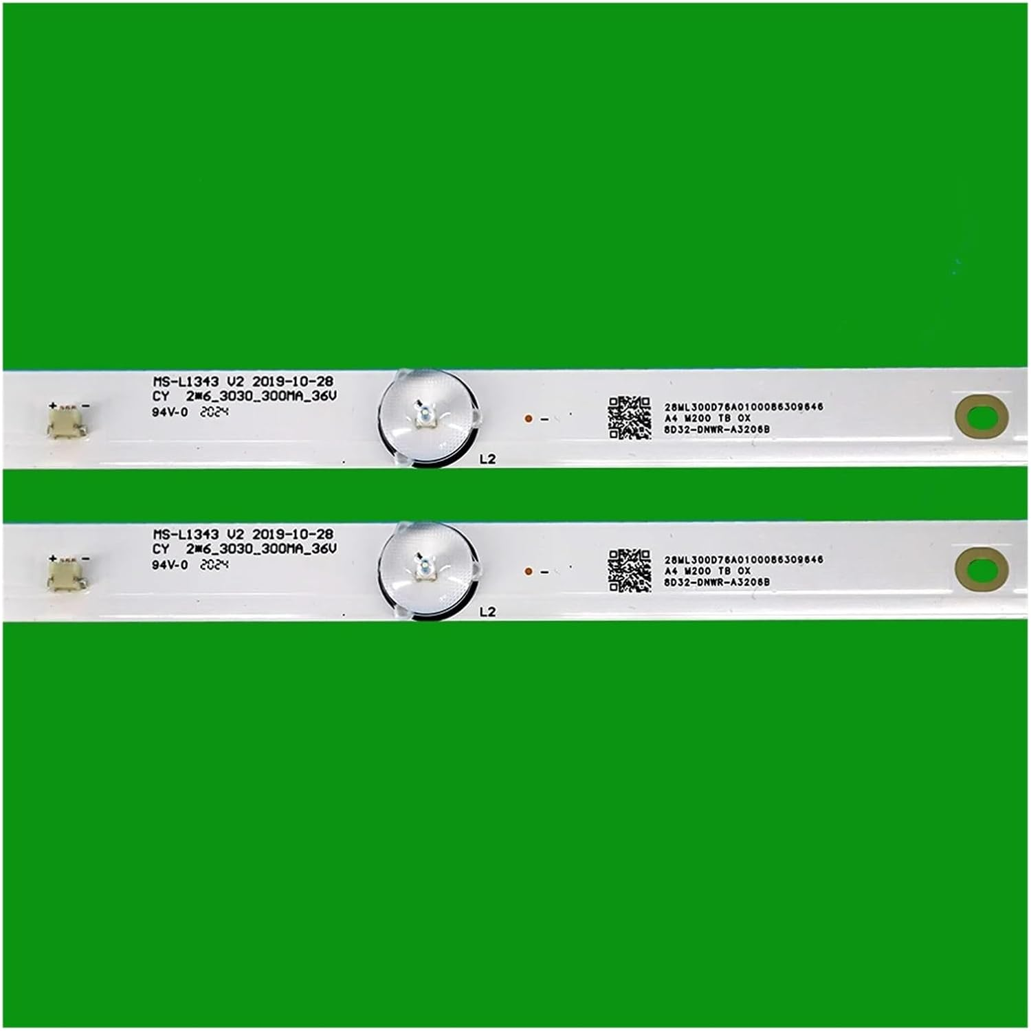 2 PCS 6LED LED Backlight Strip for 32Inch JL.D32061330-081AS-M FZD-03 E348124 MS-L1343 L2202 L1074 V2 2-6-3030-300MA-36V