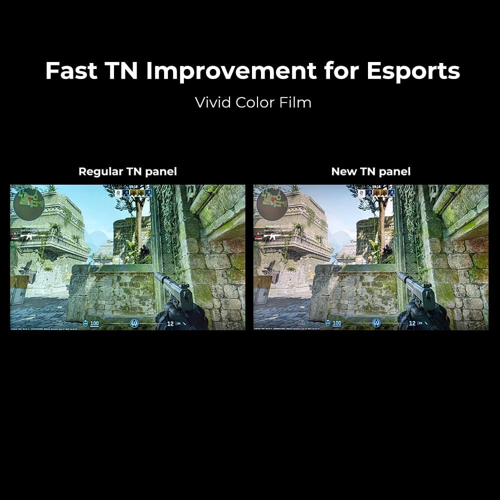 Benq Zowie XL2586X+ 24.1 New 600Hz Fixed TN Screen for Gaming, Dyac 2 1080P, Auto Game Mode by XL Setting to Share, Height Adjustment with Industrial Grade Ball Bearings, S Switch, Screen Cover image number 2