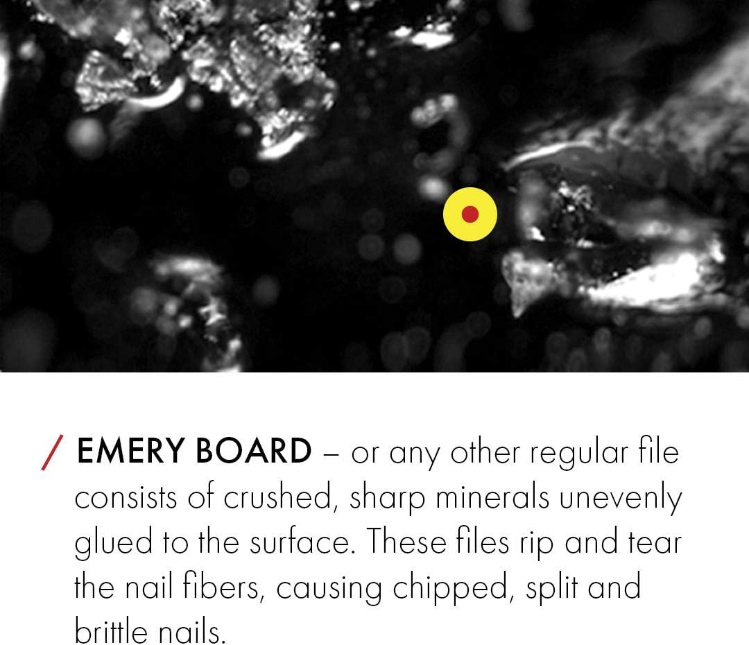 GERMANIKURE Pedicure Bar, Foot File, & Callous Remover - Black Glass with Leather Sleeve Ethically Made in Czech Republic image number 3