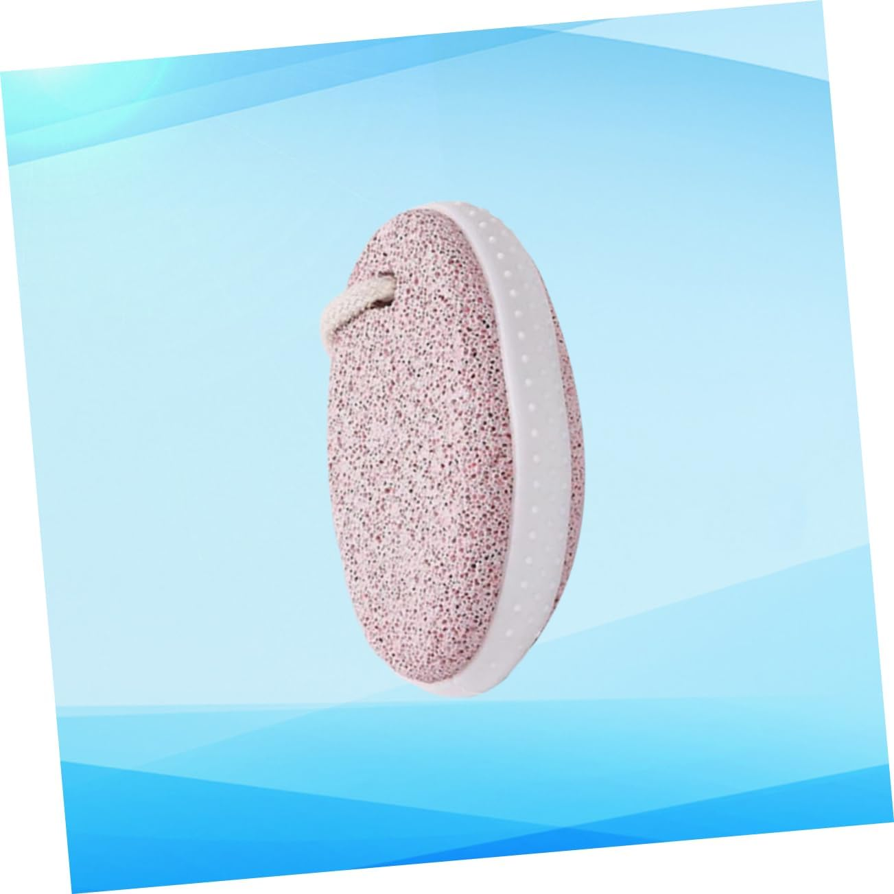 CALLARON Oval Pumice Stone Foot Grinding Stone Dead Skin Remover Foot Care Tool Pink Scandinavian Style Callus Treatment image number 3