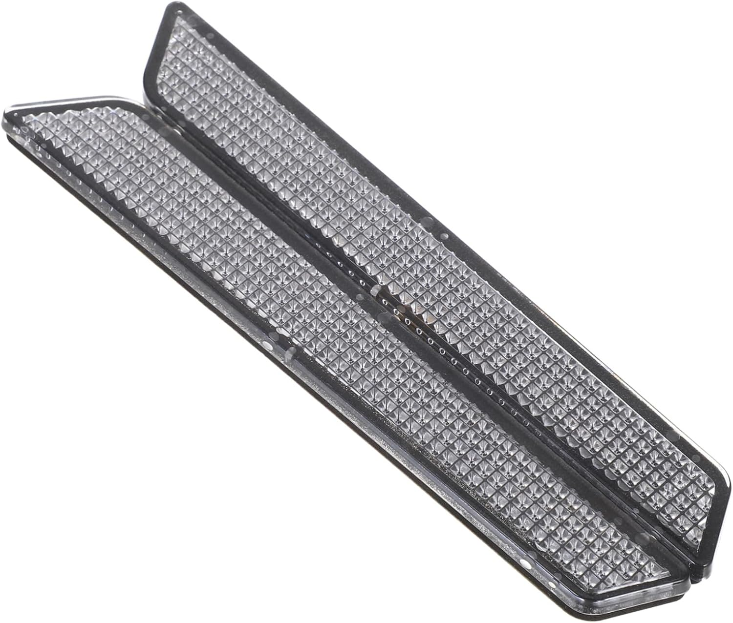 Abs Plastic Reflective Latch Covers for Touring Saddle Bags Night Riding Safety Reflector Inserts Motorcycle Accessories with Easy Installation Grey