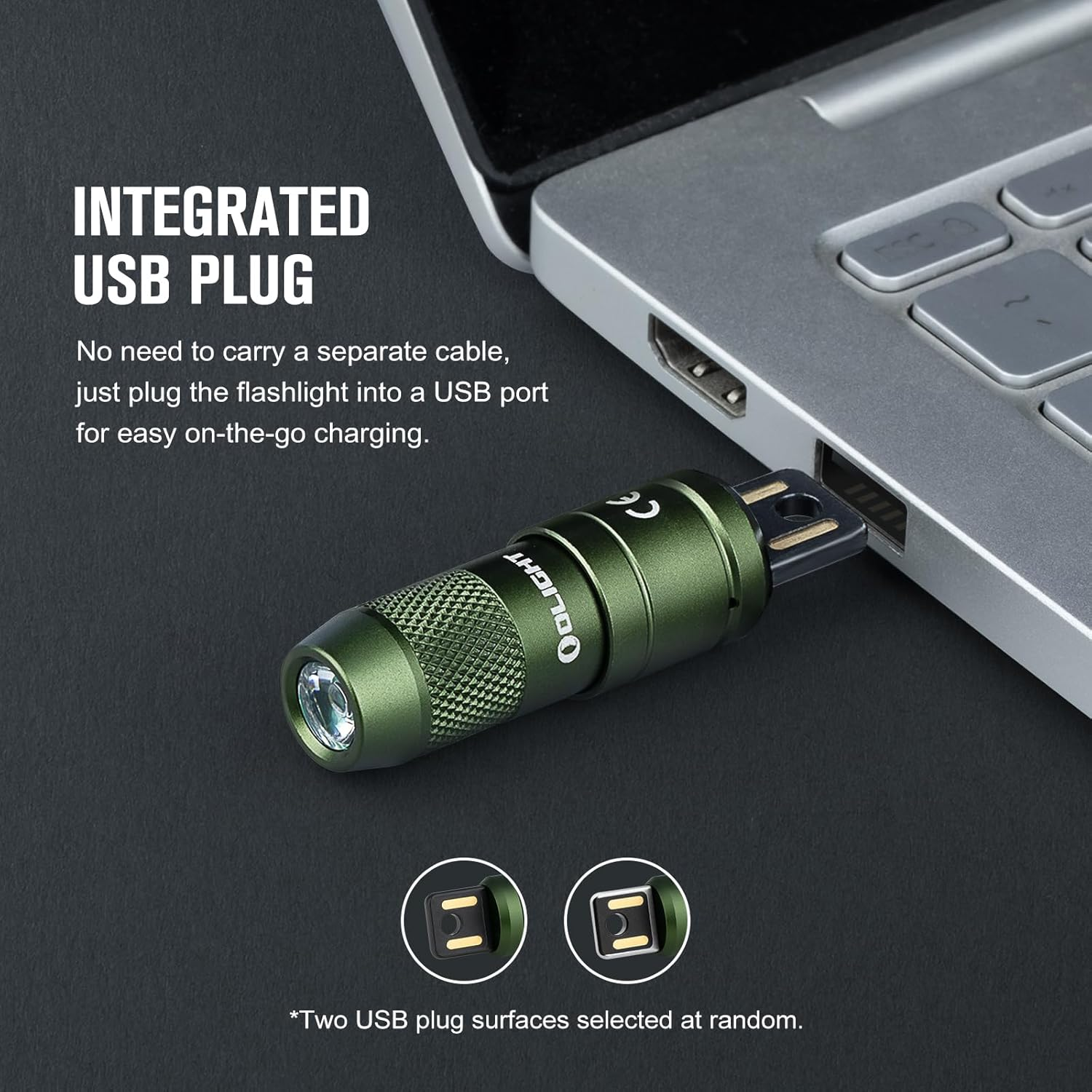 OLIGHT Imini 2 Magnetic USB Rechargeable Flashlight 50 Lumens Soft Light, Compact for Keychain or Pocket, Mini LED Flashlight for Decoration, Emergency, Camping and Gifts (Green) image number 6