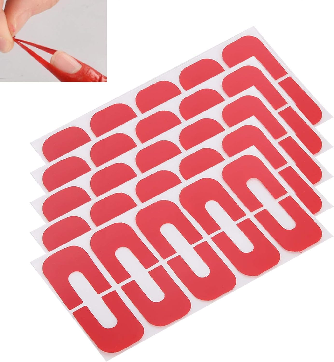 Latex Nail Polish Barrier, Nail Polish Protector, Disposable Plastic Easy Peel for Antioverflow Nail Polish Hot Stamping image number 5