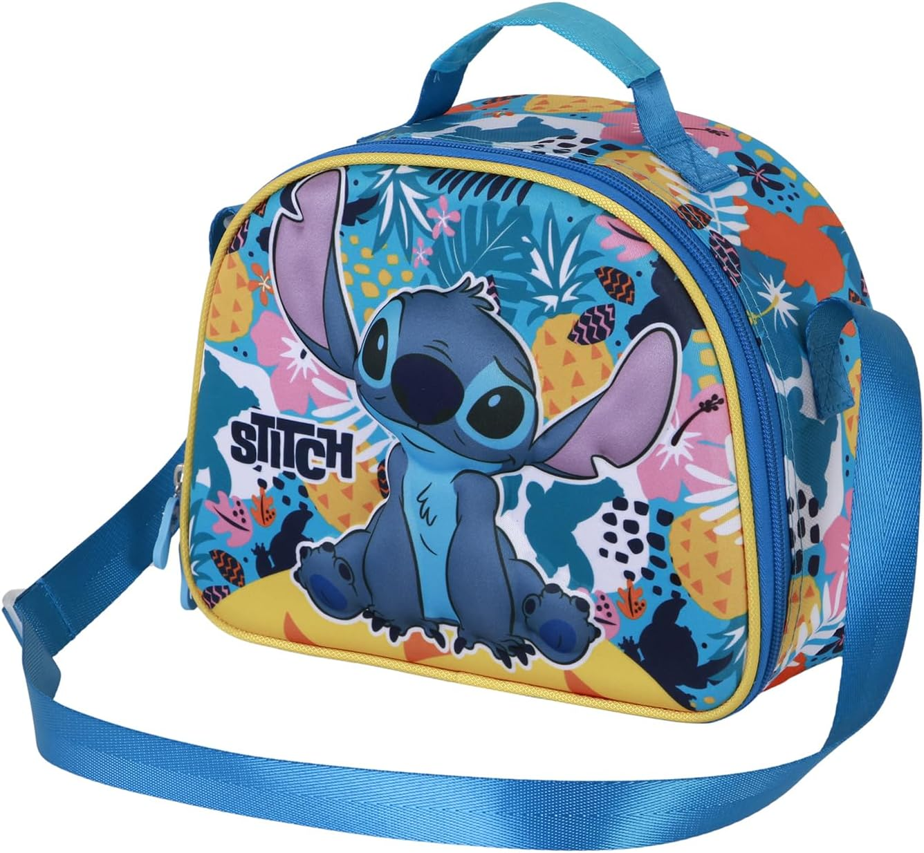 Disney Unisex Kid'S 3D Lunch Bag, Turquoise Lilo and Stitch, One Size